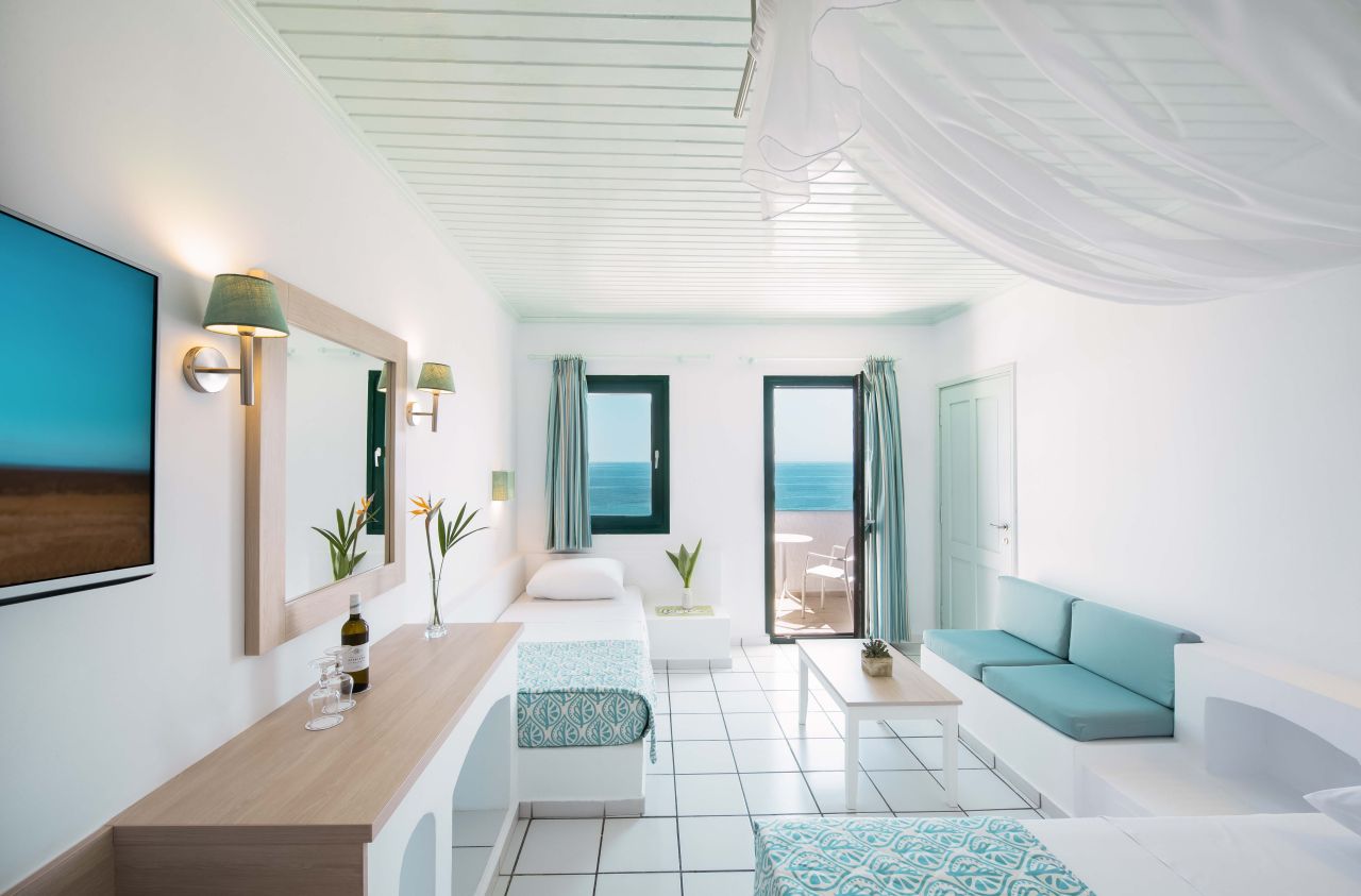 mitsis crete cretanvillage room bungalow seafront