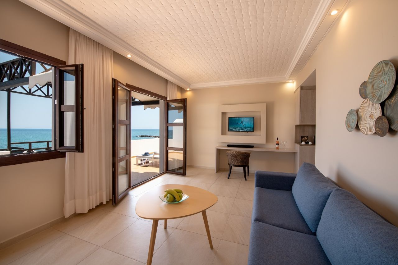 mitsis crete royalmare suite sea front