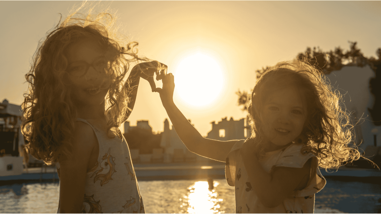 mitsis-crete-cretanvillage-sunset-girls-1
