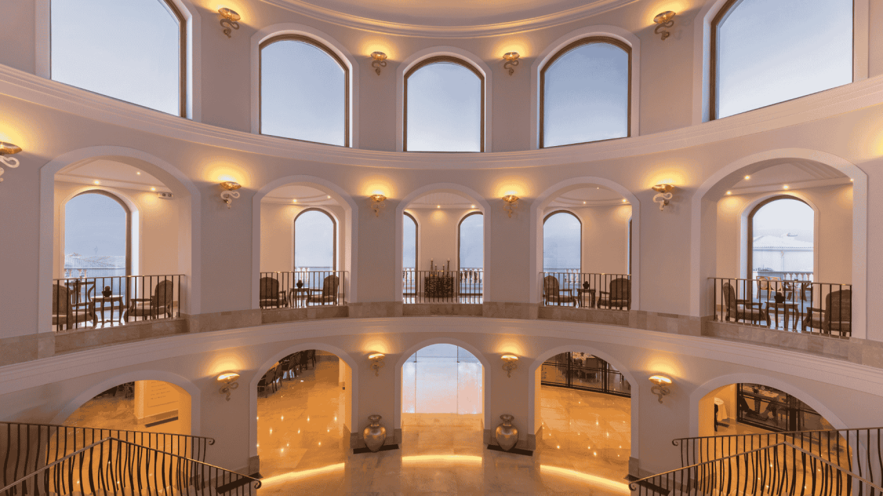 mitsis-crete-laguna-lobby-night